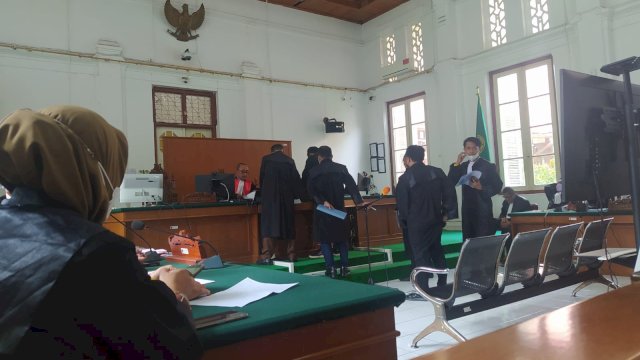 Sidang pedana kasus korupsi RS Batua Makassar di PN Makassar, Senin 31 Januari 2022. (foto: IST)