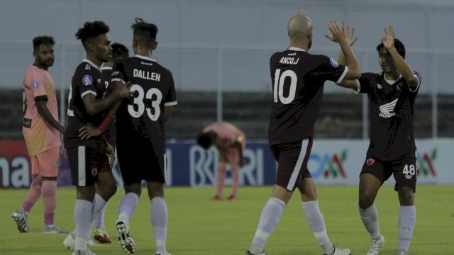 Seleberasi PSM Makassar usai mengalahkan Madura United di pekan 18 Liga 1 2021-2022 dengan skor 1-0, Sabtu 8 Januari 2022. (Foto: Official PSM)