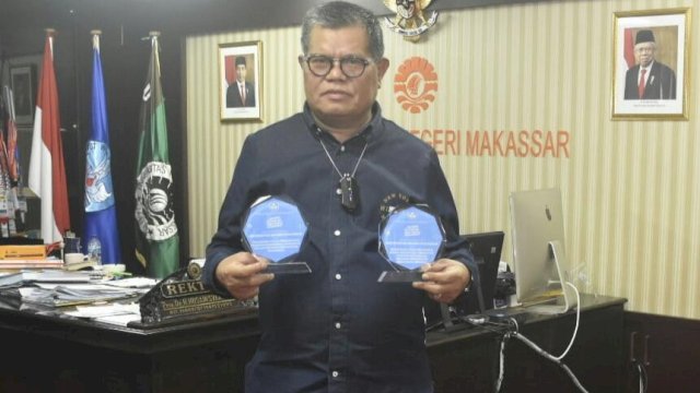 Raih Dua Award Diktiristek, Rektor UNM: Terima Kasih Mahasiswa dan Dosen