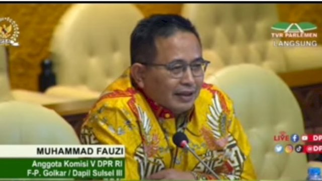 Anggota DPR RI Muhammad Fauzi (tangkapan layar Youtube DPR RI)