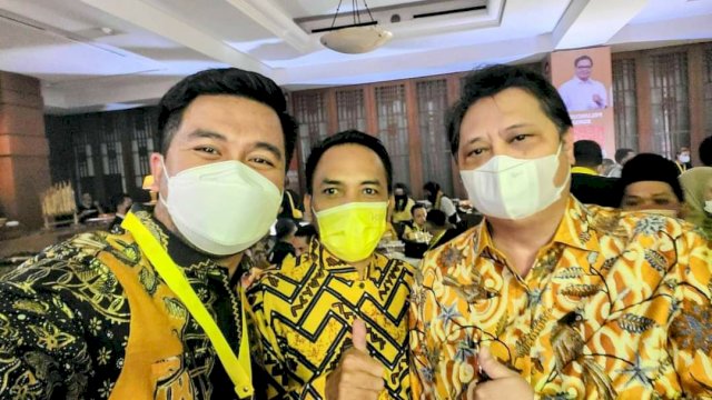 Tiga kader Golkar Sulsel berhasil lolos jadi alumni Golkar Institute. (Istimewa) 