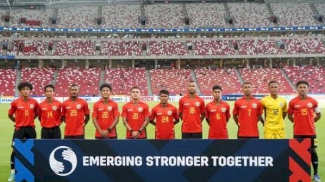 Timnas Timor Leste saat berpartisipasi di Piala AFF Cup 2020. (Dok AFF)