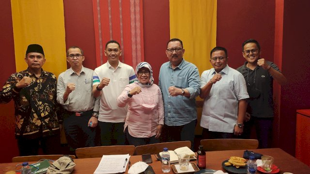 Rapat Presidium KAHMI Sulsel di Tana Mera, Jl AP Pettarani Makassar, Jumat (28/1/2022) (foto: abatanews)