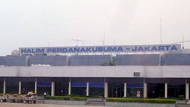 Bandara Halim Perdanakusuma ditutup sementara. (Ist) 