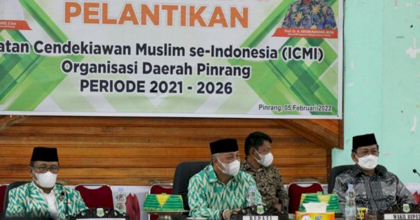 Andi Irwan Hamid Resmi Pimpin ICMI Pinrang