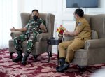 Pangdam XIV Hasanuddin Siap Kolaborasi Pemprov Sulsel Sukseskan Vaksin Booster