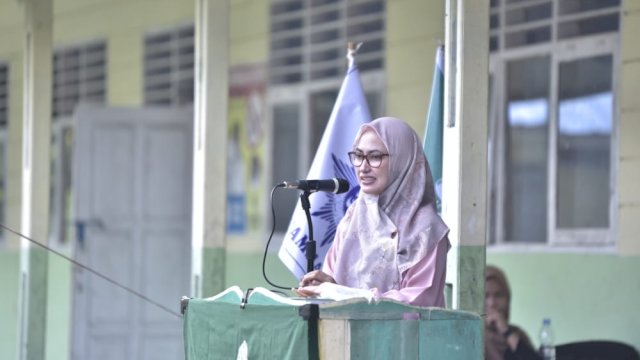 Bupati Luwu Utara Indah Putri Indriani membuka secara resmi kegiatan Baitul Arqam Dasar Se-Luwu Raya diserta pelantikan pimpinan Cabang pemuda Muhammadiyah Se-Luwu Utara Periode 2020-2024.