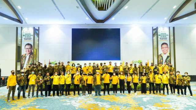 AMPG Sulsel siap ramaikan pesta politik untuk menangkan Golkar. (foto: Humas Golkar Sulsel)