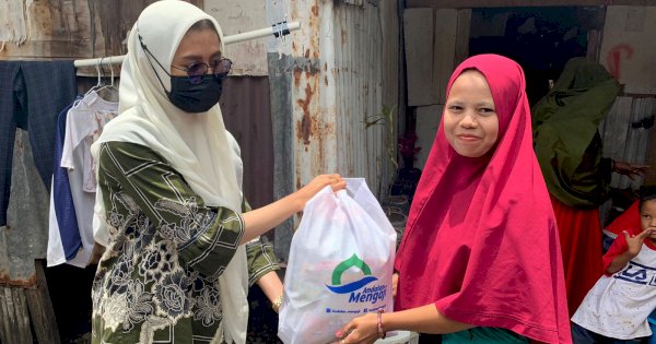 Andalan Mengaji Berbagi 100 Paket Sembako untuk Warga di Makassar