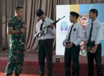 Kodam Hasanuddin Sosialisasikan Penerimaan Prajurit Bintara TNI AD Khusus Santri di DIBS Maros