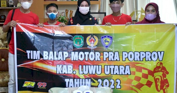 Indah Putri Lepas Dua Pembap Muda Wakili Luwu Utara Berlaga di Praporprov Sulsel