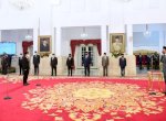 Presiden Jokowi Lantik Gubernur Lemhanas Andi Widjajanto
