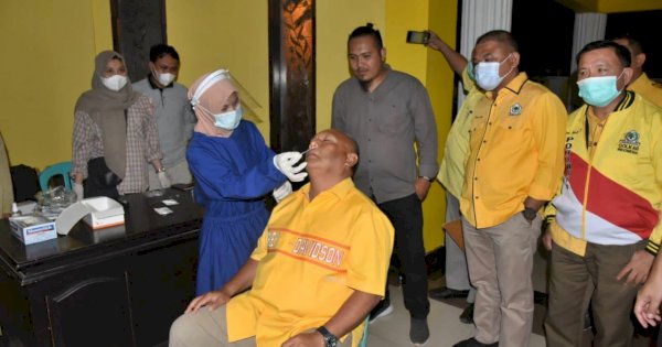 Cegah Covid-19, Rusli Habibie Wajibkan Swab Kepada Seluruh Peserta Rapat Golkar