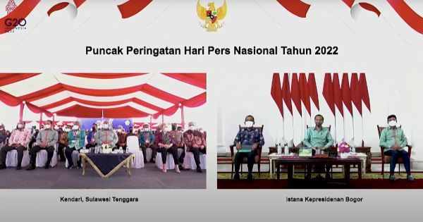 HPN 2022, Jokowi Apresiasi Insan Pers Bangun Optimisme di Tengah Pandemi