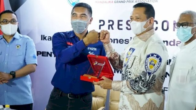 MGPA gandeng IMI Pusat dalam menyukseskan MotoGP Mandalika dengan menerapkan sistem Travel Bubble untuk pembalap dan official. (foto: IG IMI Pusat)