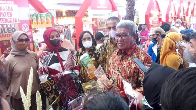 Rangkaian Maluku Baileo Exhibition (MBE) yang digelar di Mall Ratu Indah Makassar. (Foto: Abatantews/Imam Adzka)