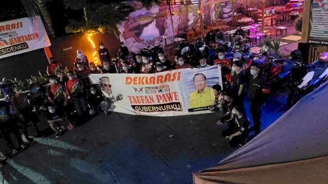 Sahabat Biker Hamka B Kady Dukung Taufan Pawe Jadi Gubernur Sulsel. (Foto: IST)