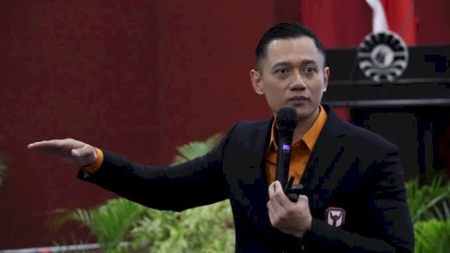 Agus Harimurti Yudhoyono (AHY) saat memberikan kuliah umum di UNM. (Foto: Profesi UNM)