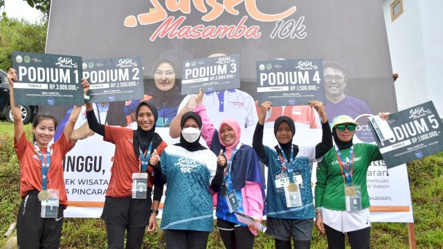 Ratusan Pelari Ikuti Sulsel Masamba 10 K, Ini Juaranya