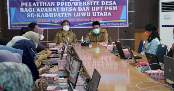 Tingkatkan Keterbukaan Informasi, Aparat Desa di Luwu Utara Dilatih Kelola Website