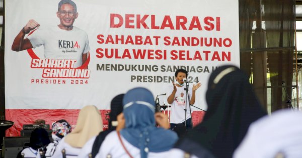 Dinilai Ahli Ekonomi, Sandiaga Uno Dapat Dukungan dari Sulsel Maju di Pilpres 