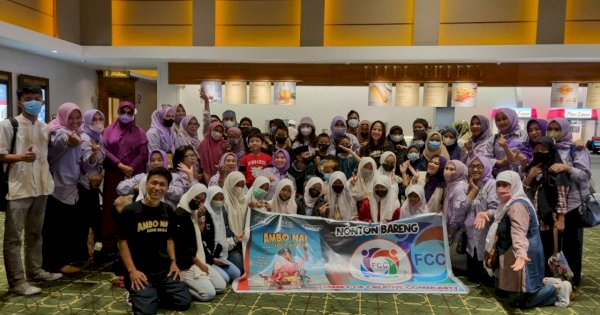 FCC dan JHC Ajak Anak Dhuafa Nobar Film Ambo Nai Supir Andalan