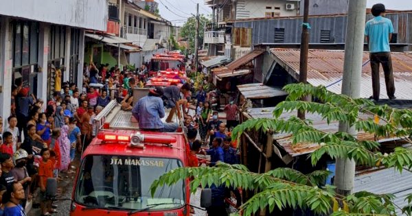 Hari Ini, Kebakaran Terjadi di Makassar di 3 Lokasi Berbeda 