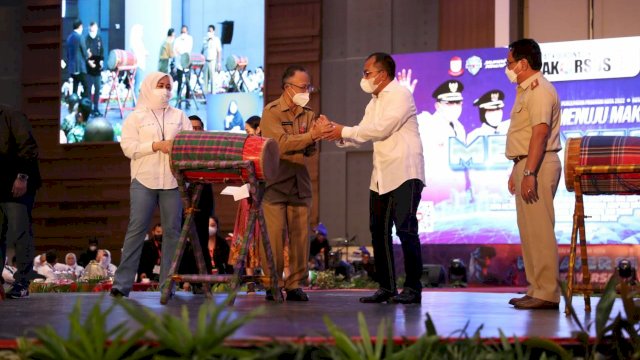 Rapat Kordinasi Khusus (Rakorsus) tahun 2022 Pemkot Makassar yang berlangsung di Hotel Four Poin by Sheraton, pada Selasa (15/3/2022). (Foto: ABATANEWS/Wahyuddin) 