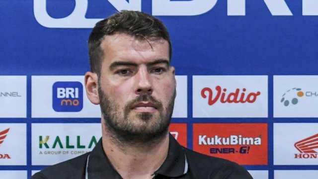 Kapten PSM Makassar, Wiljan Pluim saat menghadiri sesi press converence secara virtual, Minggu (20/3/2022) jelang menghadapi Persija Jakarta, Senin besok. (foto/official PSM)