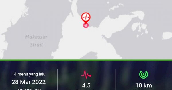 Gempa 4,5 Magnitudo Guncang Poso