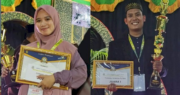 Pasutri Ini Raih Juara MTQ Tingkat Kabupaten Mimika 