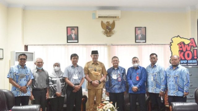 Direksi PDAM Makassar bersilaturahmi dengan BPKP Sulsel 3 Februari 2022