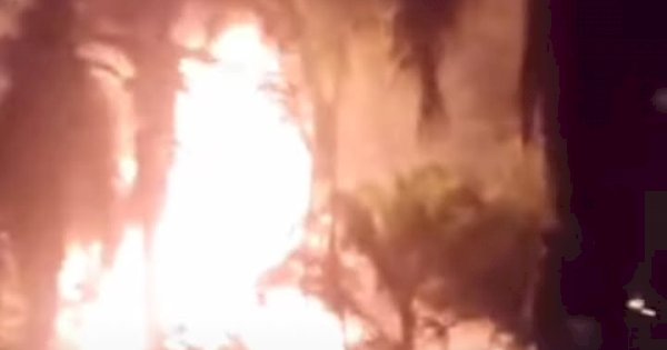 Sumur Minyak di Aceh Terbakar, Kobaran Api Setinggi Pohon 