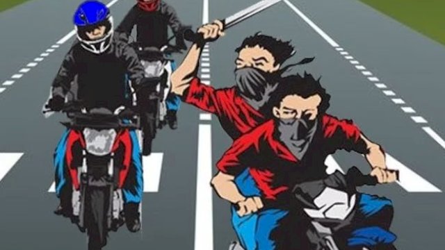 Ilustrasi geng motor. (Istimewa) 