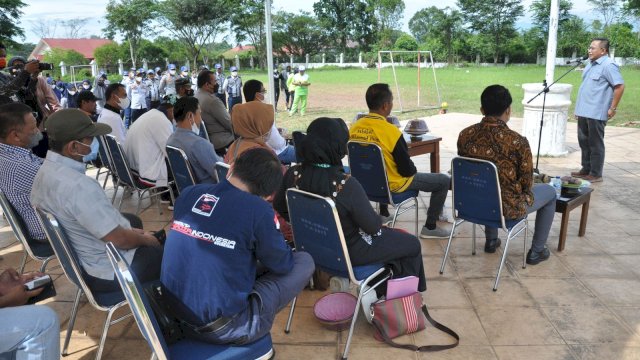 Anggota DPR RI Muhammad Fauzi menggelar sosialisasi 4 Pilar Kebangsaan di Luwu Utara.