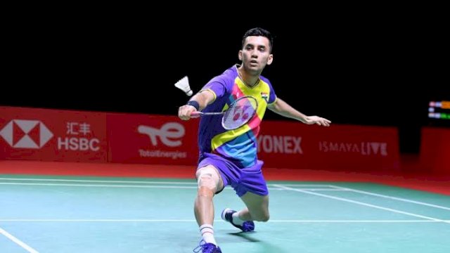 Pemain tunggal India, Lakhsya Sen berhasil menembus partai final German Open 2022. (Dok Humas PBSI) 