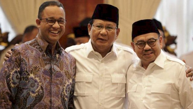 Sudirman Said saat pencalonan dirinya sebagai cagub Jawa Tengah (Jateng) 2018 yang dideklarasikan oleh Ketum Gerindra Prabowo Subianto di Jakarta, 13 Desember 2017. (Dok Tempo) 