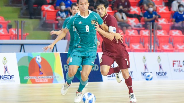 Kemenangan Buyar di Depan Mata, Indonesia Kembali Runner-up di Piala AFF Futsal 2022