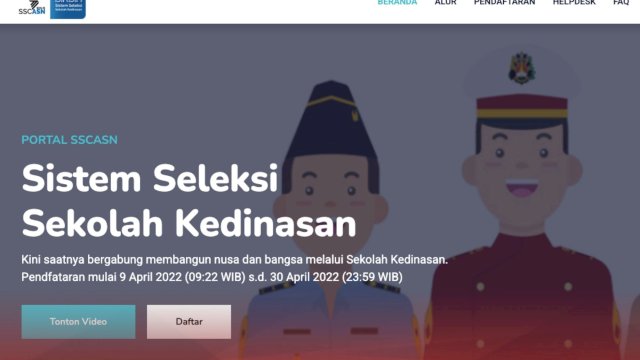 Pendaftaran Sekolah Kedinasan Dibuka, 7.080 Formasi Tersedia