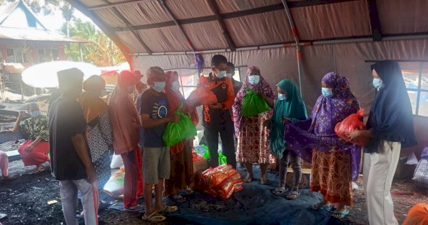 10 Rumah Terbakar di Jeneponto, Pemprov Salurkan Bantuan Melalu BPBD Sulsel 