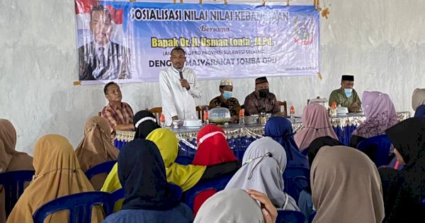 Sosialisai Nilai Kebangsaan, Usman Lonta: Karakter Generasi Dibangun dari Rumah