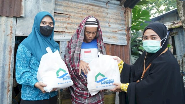 Andalan Mengaji Bagikan Paket Sembako di Maros dan Pangkep