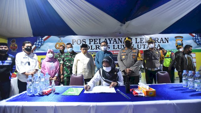 Polrestabes Lutra mulai melaksanakan operasi ketupat 2022 jelang hari raya Idulfitri 1443 H. (foto:Abatanews)