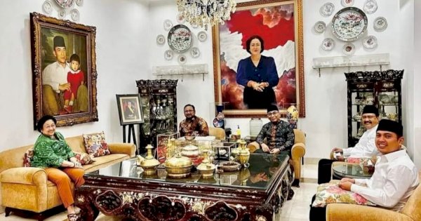 Menag Yaqut dan Ketum PBNU Gus Yahya Temui Megawati, Apa yang Dibahas?