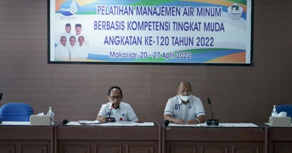 50 Pejabat PDAM Makassar Ikut Diklat Manajemen Air Minum Berbasis Kompetensi