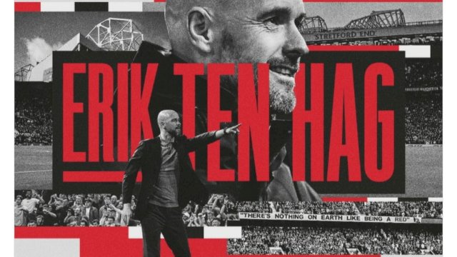 Erik Ten Hag resmi jadi Manajer Manchester United, pada Kamis (21/4/2022). Mantan pelatih Ajax Amsterdam itu dikontrak hingga tahun 2025. (Twitter Manchester United) 