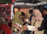 Baguna PDIP Sulsel Salurkan Bantuan Sembako untuk Korban Kebakaran Aspol
