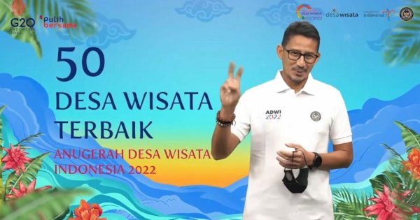 Menteri Sandi Umumkan 50 Besar ADWI 2022, Sulsel Terbanyak