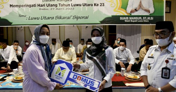 Pemkab Luwu Utara Serahkan 81 Huntap ke Penyintas Banjir