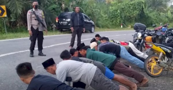 Polisi di Mamuju Berlakukan Tilang dan Sita Kendaraan Pelaku Balap Liar